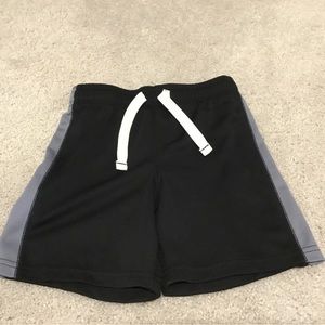 Carters Black and Gray Gym Shorts Size 2T